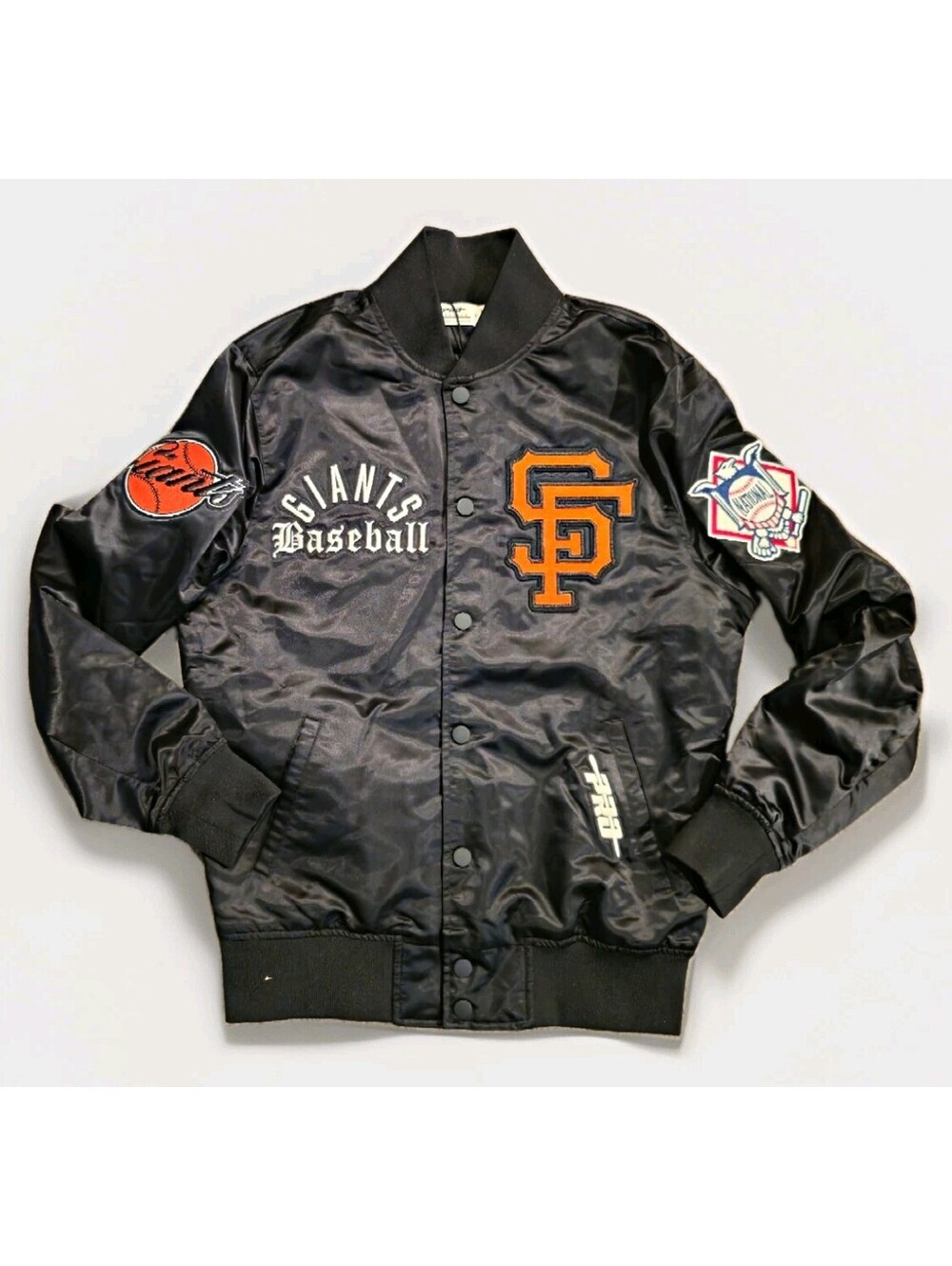 Pro Standard San Francisco Giants MLB Baseball Jacket Black Orange White Size S